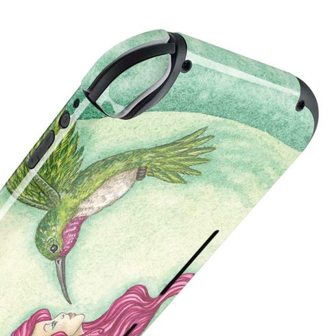 Flirting Fairy and Hummingbird by Amy Brown Nintendo Switch Lite Skin